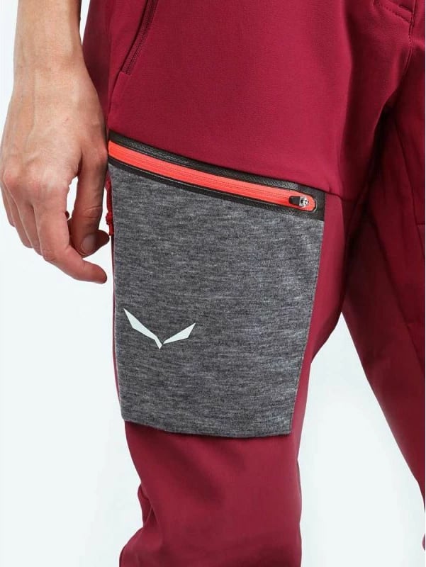 Pantallona për femra Salewa, të kuqe