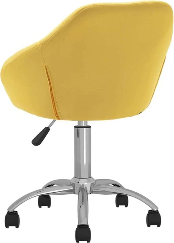 Karrige për zyre Nextdeco Jasper, e verdhë