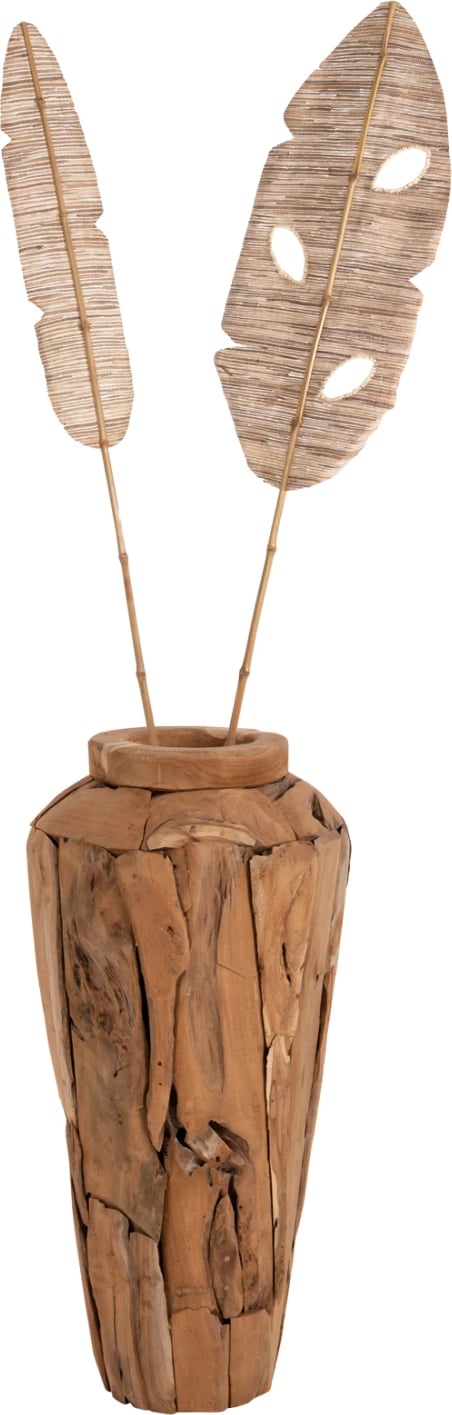 Gjethe dekorative FH7874, ngjyrë natyrale, 15x200x3 cm