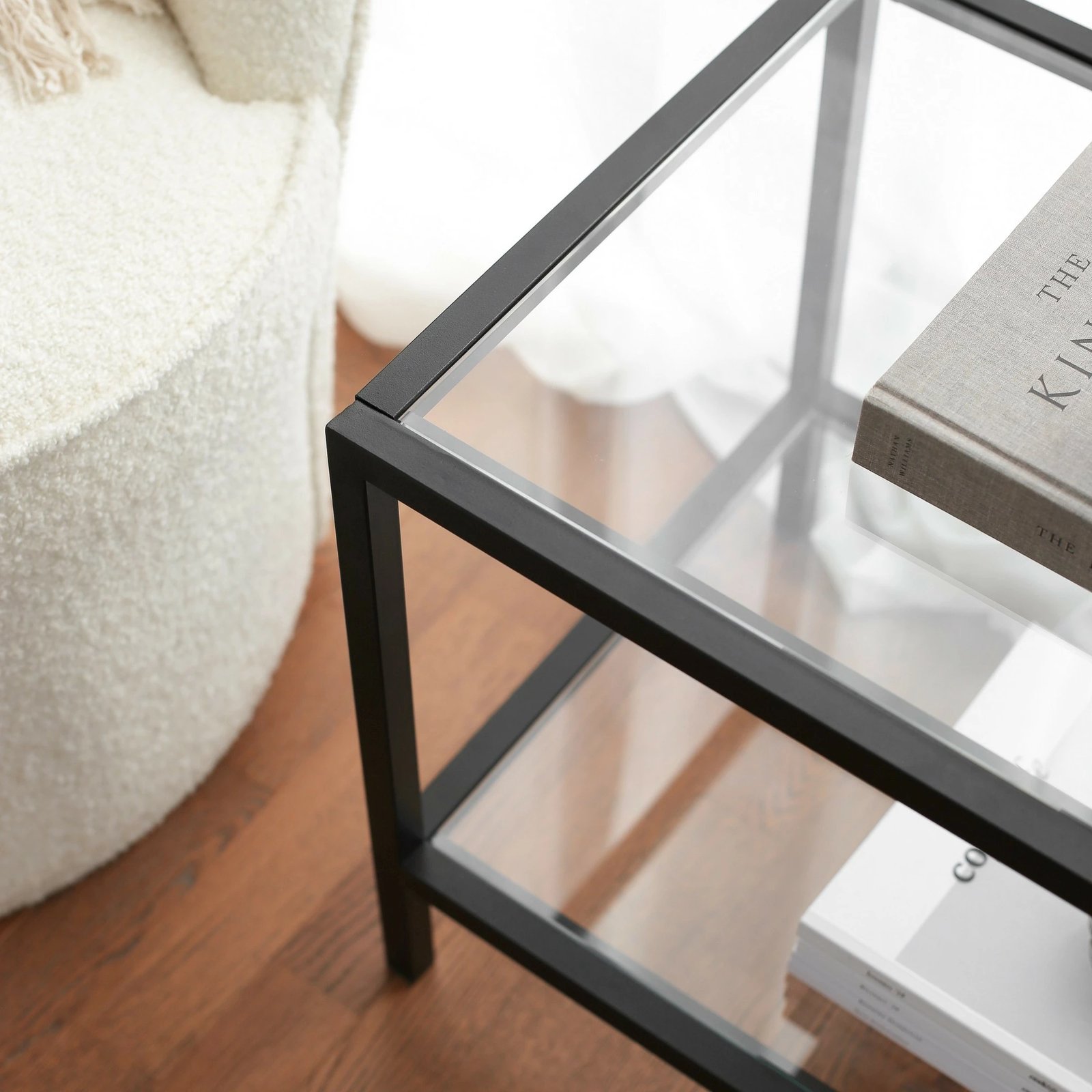 Komodë TV Hanah Home, Basic TV500, e zezë mat