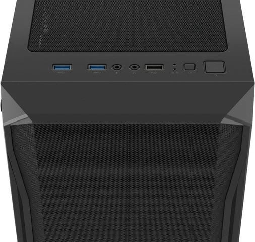 Kasë Natec Fury Shobo SH4F, Midi Tower, xham i temperuar, e zezë