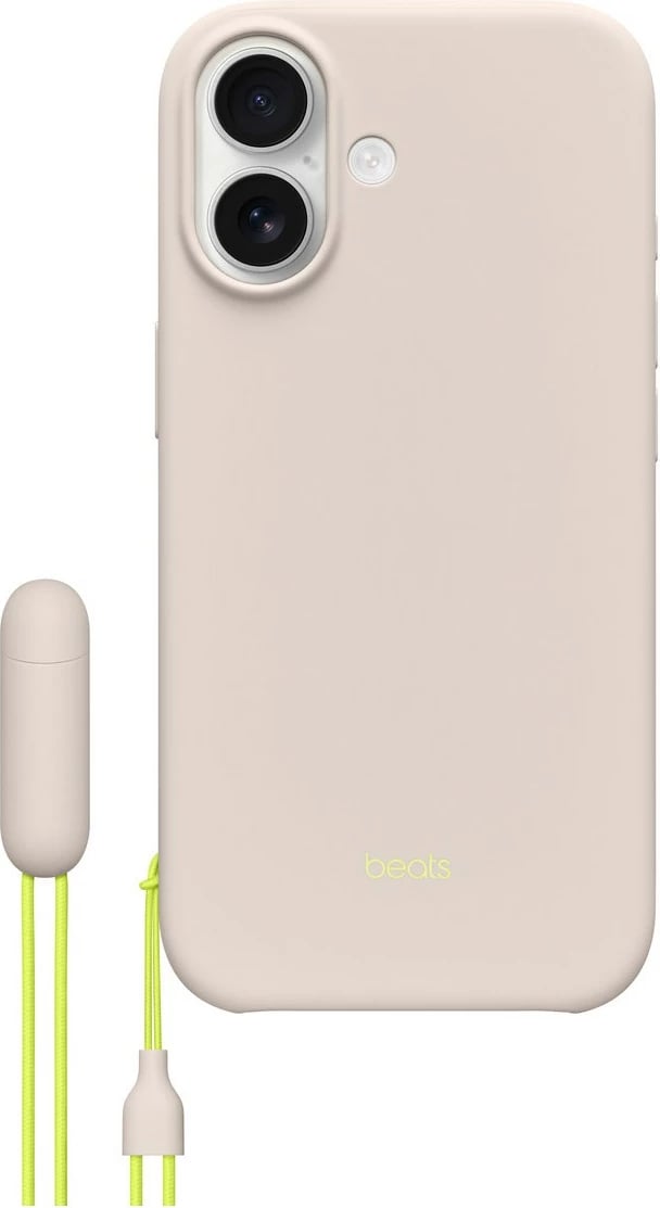 Mbështjellës Beats Kickstand Case për iPhone 17 me MagSafe dhe kontroll të kamerës, kalkstein