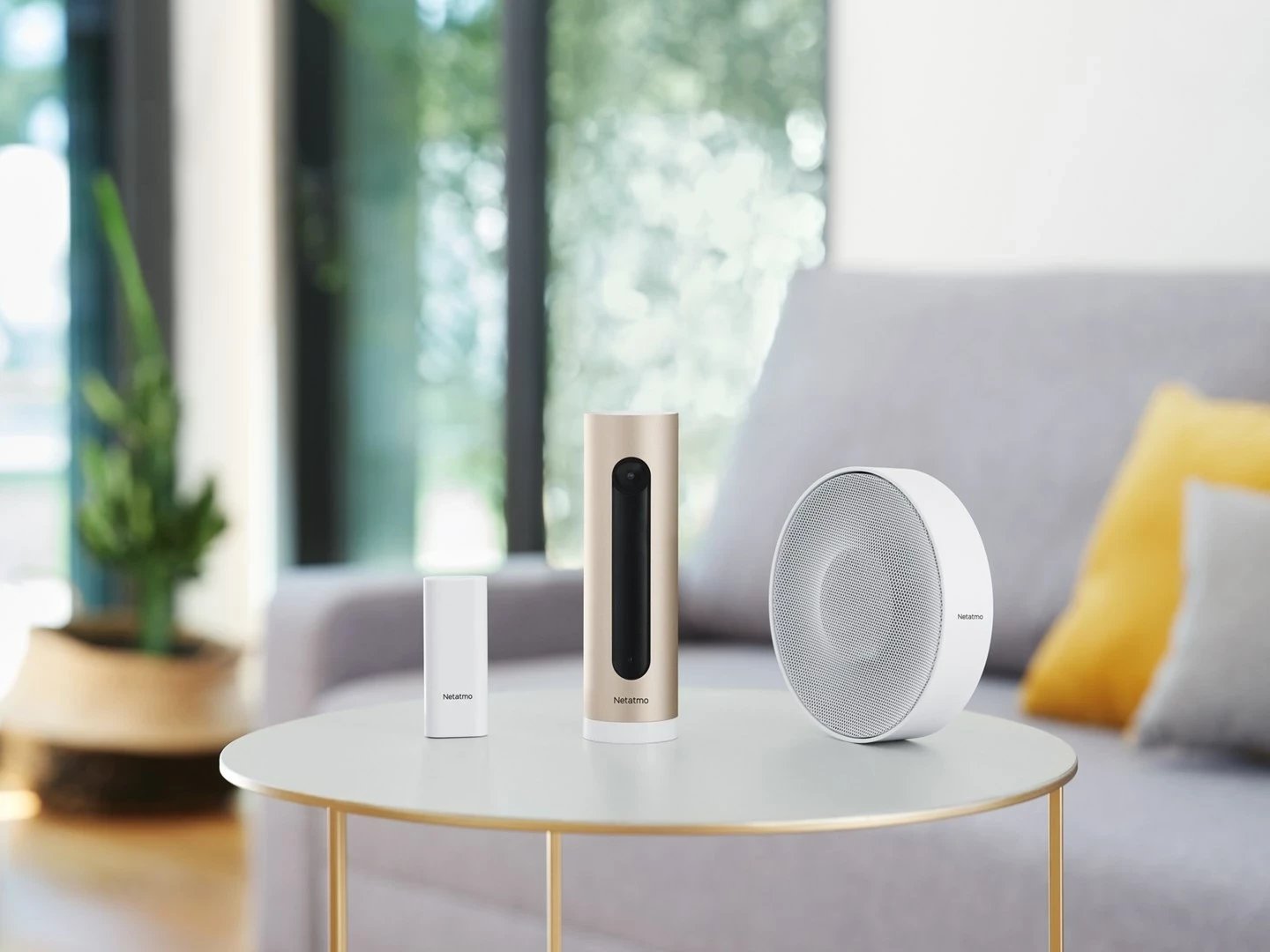 Sistem alarmi i mençur Netatmo me kamerë, Bardhë