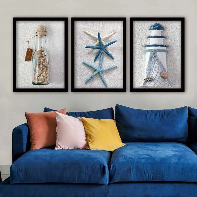 Pikturë dekorative me kornizë (3 copë), Wallity, 3SC_25445214_3545