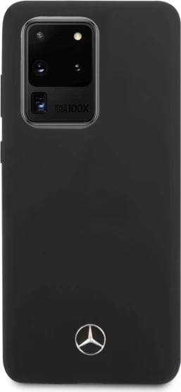 Mbështjellës Mercedes MEHCS69SILSB për Samsung Galaxy S20 Ultra, Silicone Line, i zi