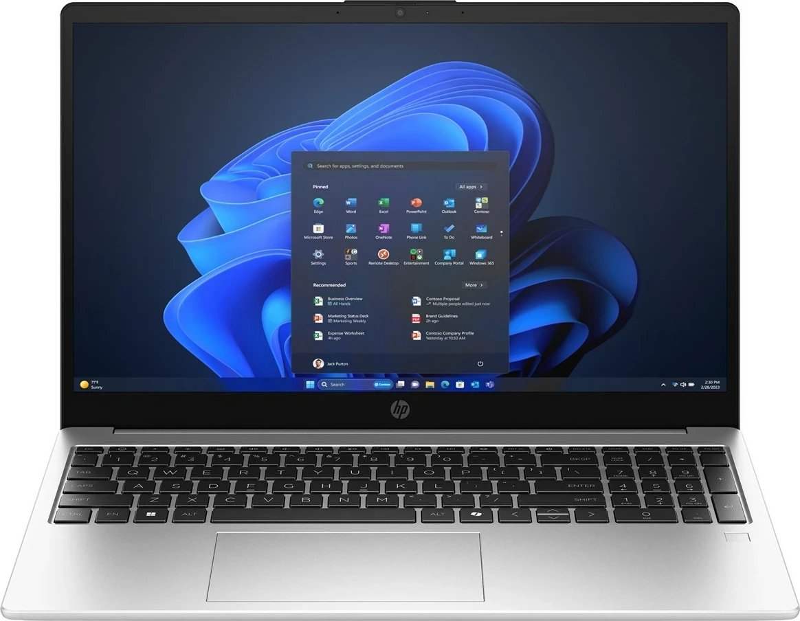Laptop HP 250R G10, Intel Core i5-120U, 16 GB RAM, 512 GB SSD, 15.6", Argjendtë