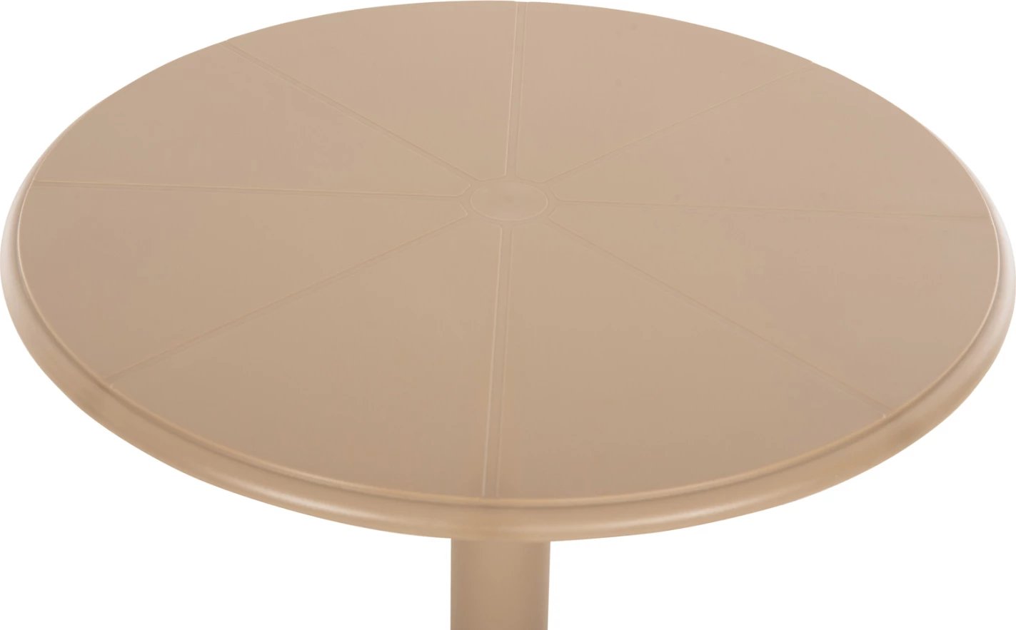 Tavolinë rrethore polipropileni TERRIN FH6124.14 kapuçino Φ61x77Hcm