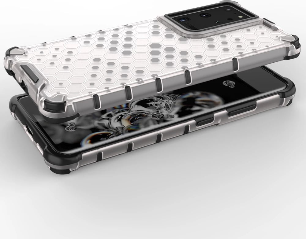 Mbështjellës Hurtel për Samsung Galaxy S22 Ultra, honeycomb, blu