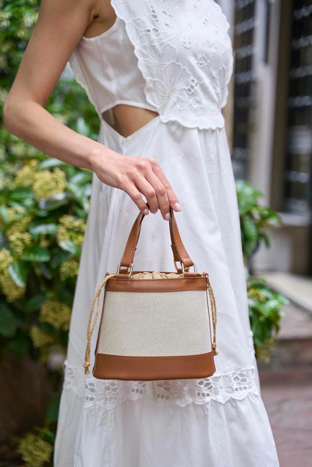 Çantë dore Zoozie Bags, MK1020225SV10-024, bezhë, kafe e hapur