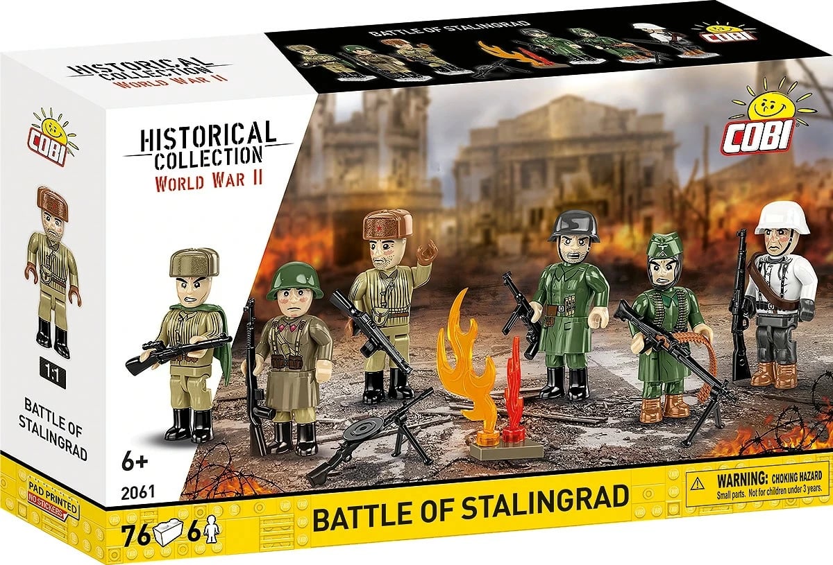 Set ndërtimi, Cobi, COBI-2061 Battle of Stalingrad, 76 copa, 6 figura, 6+