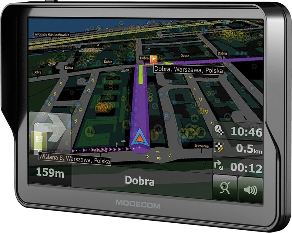 Navigacion për vetura MODECOM FreeWAY CX 7.3, 16 GB, E zezë