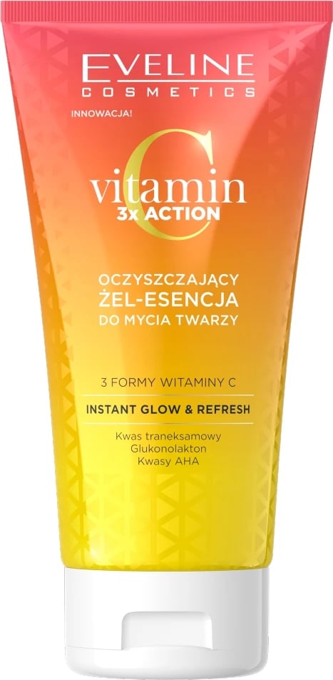 Xhel pastrues fytyre për femra Eveline Cosmetics Vitamin C 3x Action, 150ml