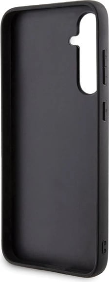Mbështjellës Karl Lagerfeld Gripstand Saffiano Karl&Choupette Pins për Samsung Galaxy S23 FE, i zi