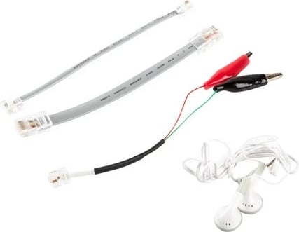 Lokalizues kabllosh multifunksional Lanberg NT-0501 me aksesorë, Kuq