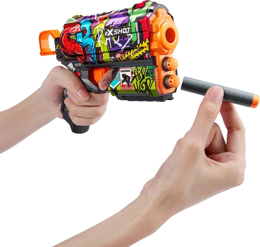 Blaster lodër ZURU X-Shot Skins Flux, 8 shigjeta, shumëngjyrësh Blaster lodër ZURU X-Shot Skins Flux, 8 shigjeta, shumëngjyrësh