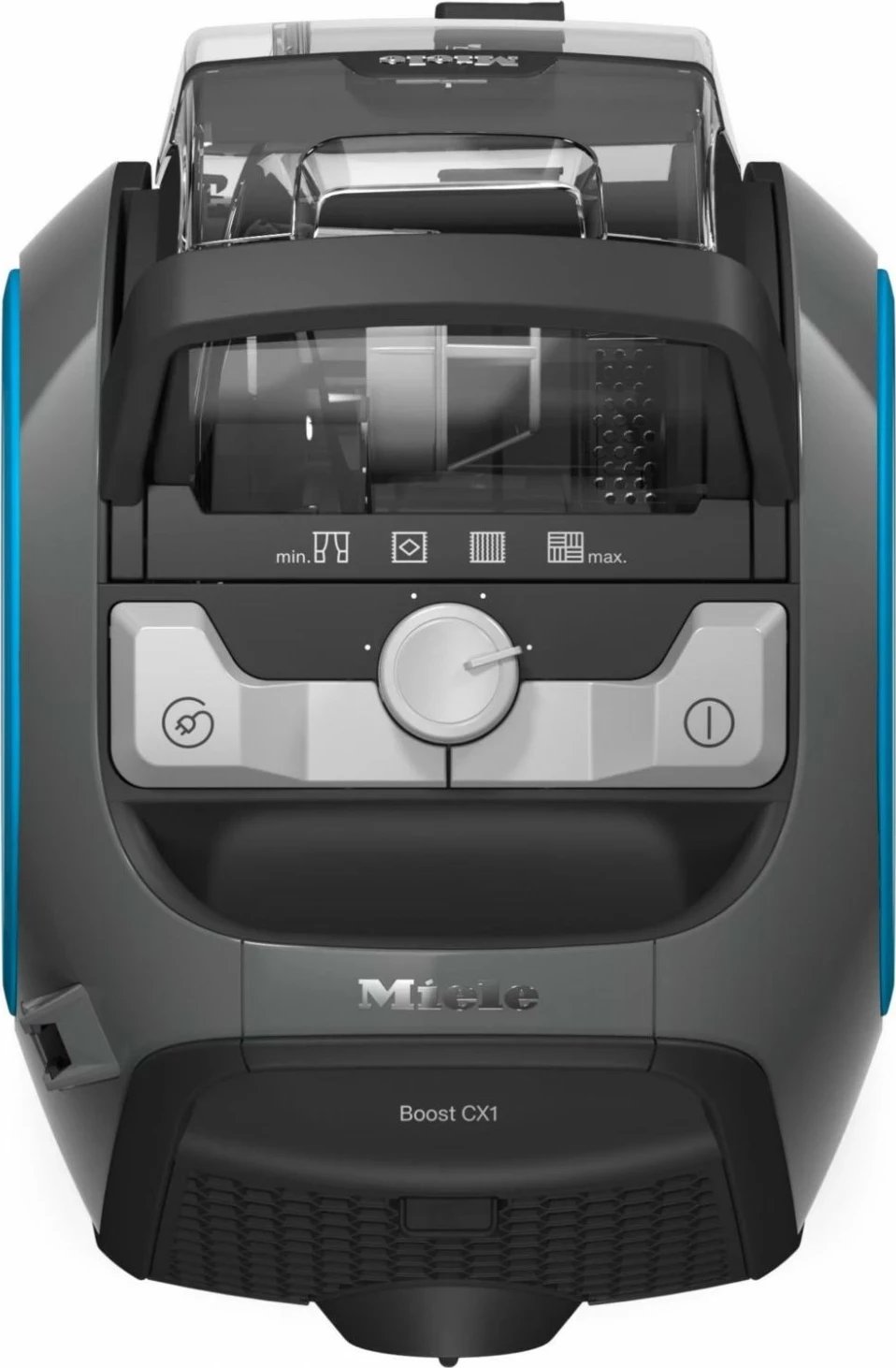 Kasë fshesë Miele Boost CX1 PowerLine, pa qese, 890W, gri