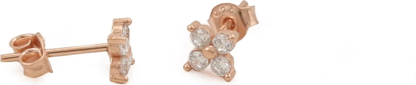 Vathë argjendi Jumeon, ngjyrë rozë ari, 10644ROS