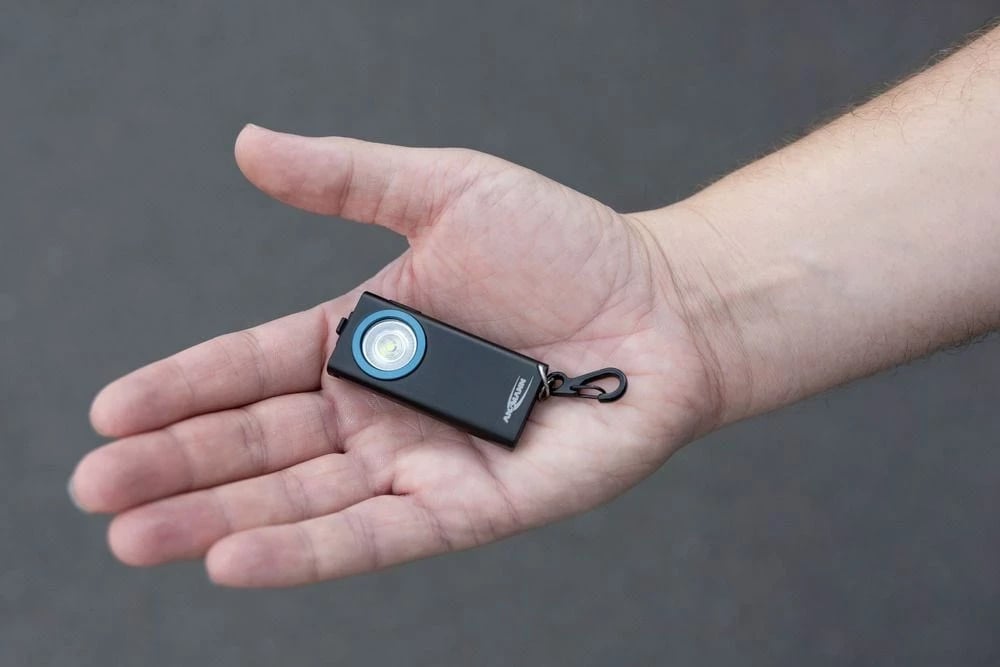 Dritë çelësi ANSMANN ML400R, LED, 300 mAh, e zezë