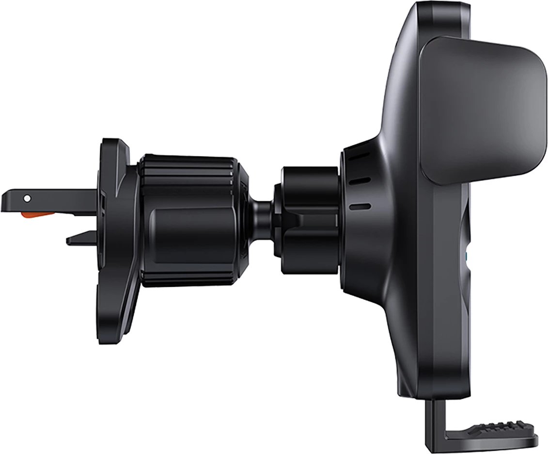 Mbajtës automatik Baseus Wisdom CGZX000001 me karikues wireless 15W, për grilë, i zi