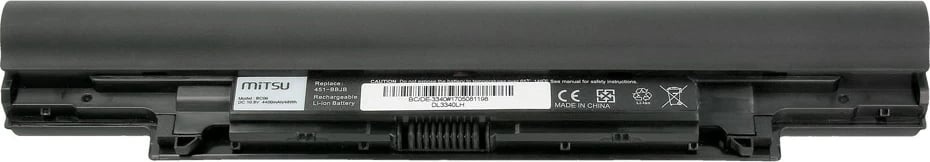 Bateri laptopi Mitsu për Dell Latitude 3340, 4400 mAh, Li-ion, 6 qeliza