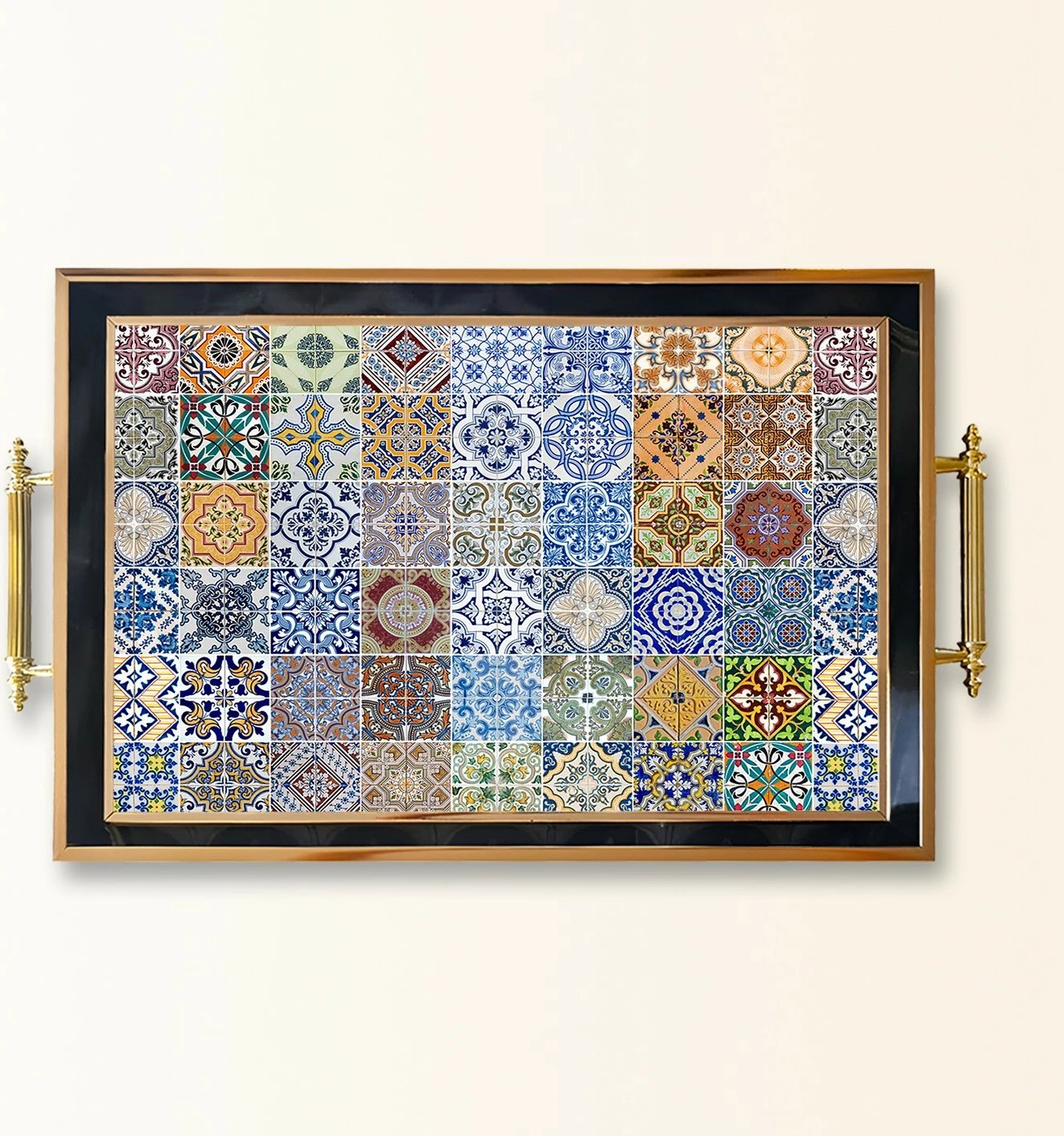 Tabaka xhami me mozaik shumëngjyrësh, Aberto Design, TPA9894