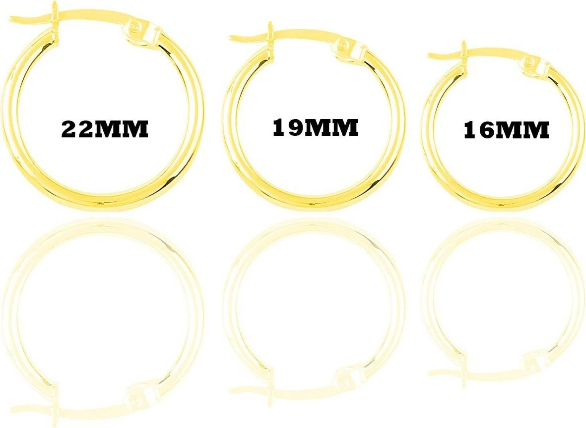 Vathë argjendi ngjyrë ari, Jumeon, 11557G, set prej 3 copësh