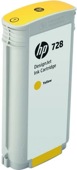 Patron boje, HP 728 F9J65A 130 ml, e verdhë