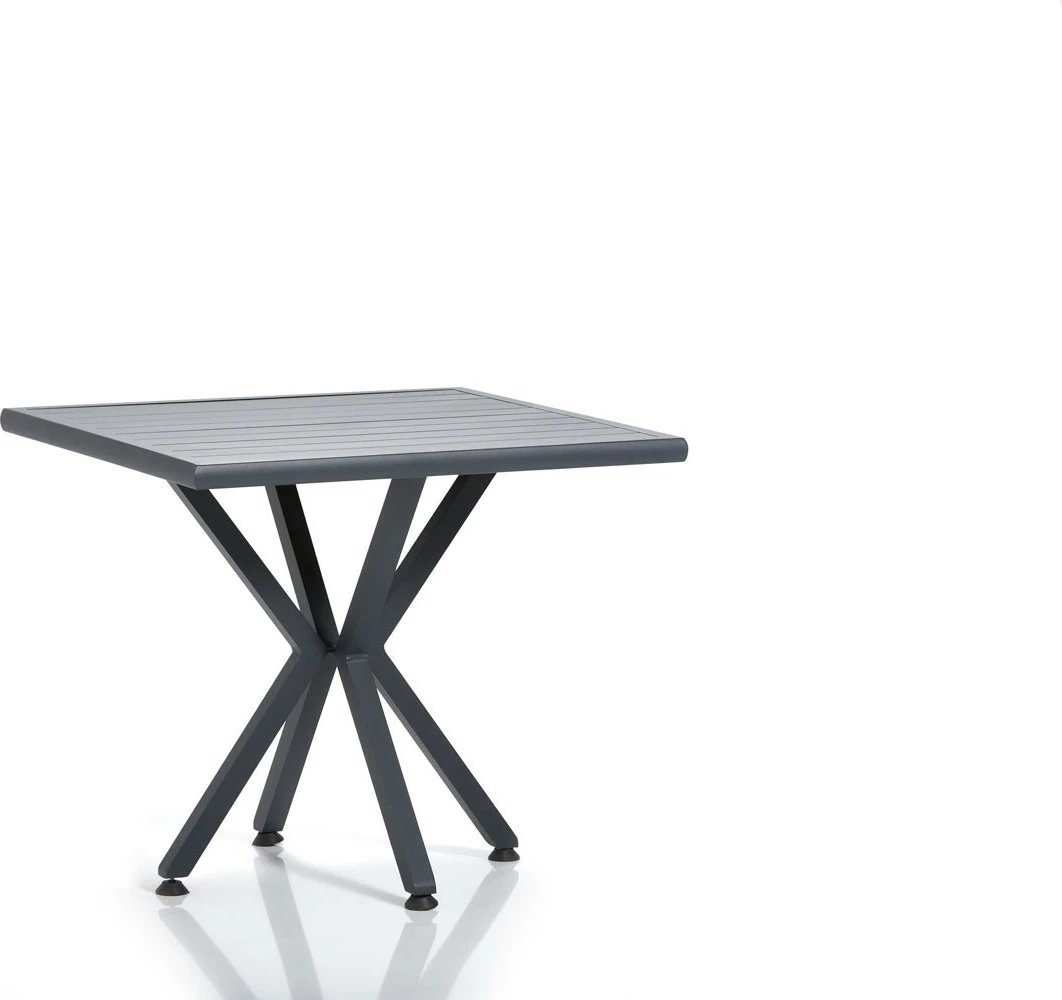 Tavolinë kopshti Samara 1, ngjyrë gri e zezë