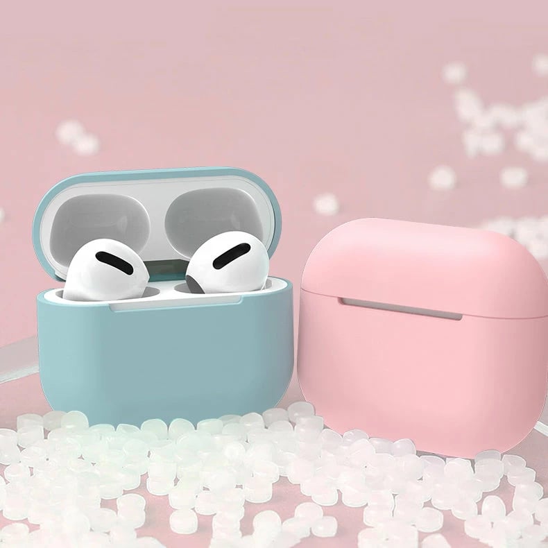 Mbështjellës Hurtel për AirPods Pro, silikon, Blu