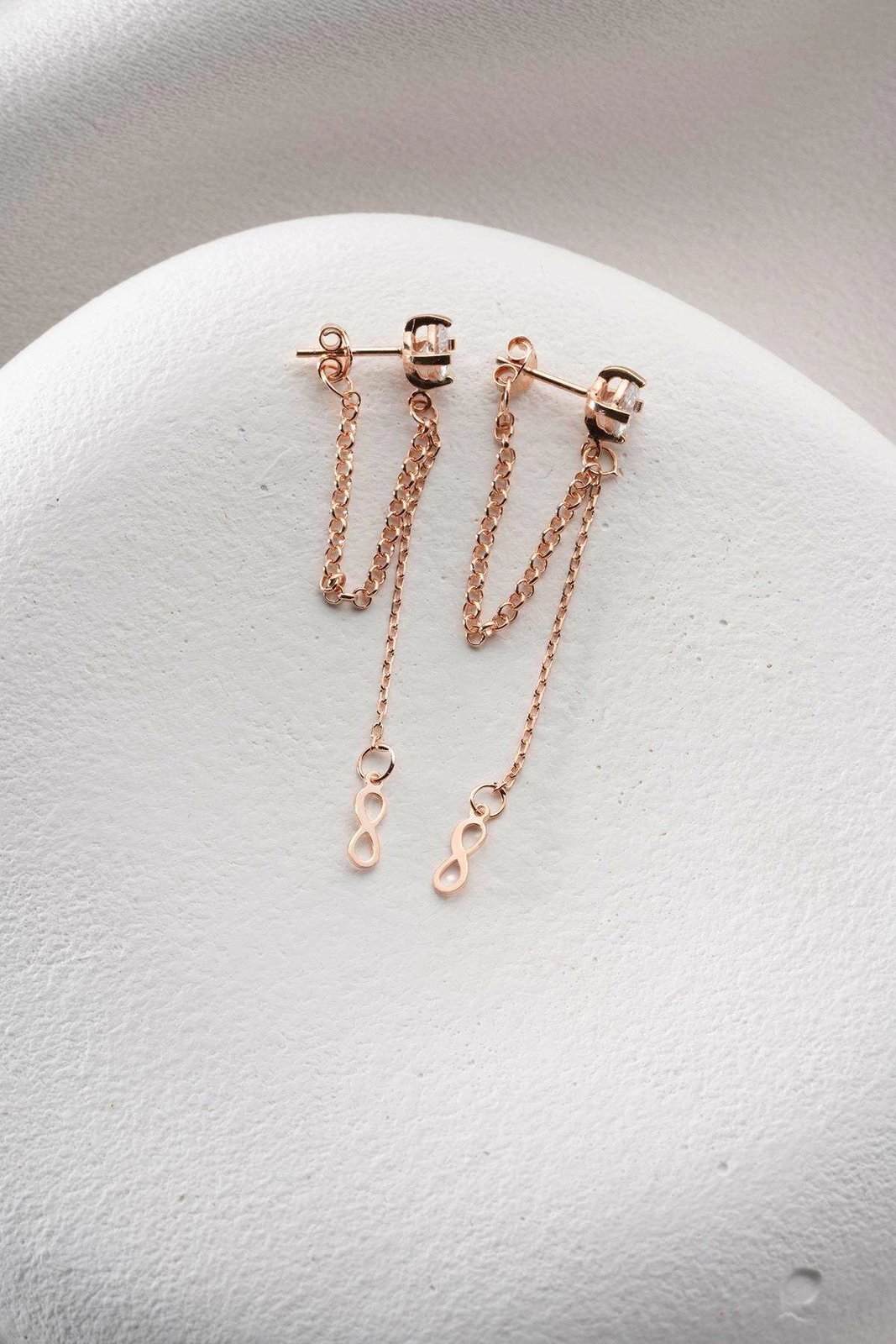 Vathë argjendi të hollë, ngjyrë ari rozë, Jumeon, NRZ1000277