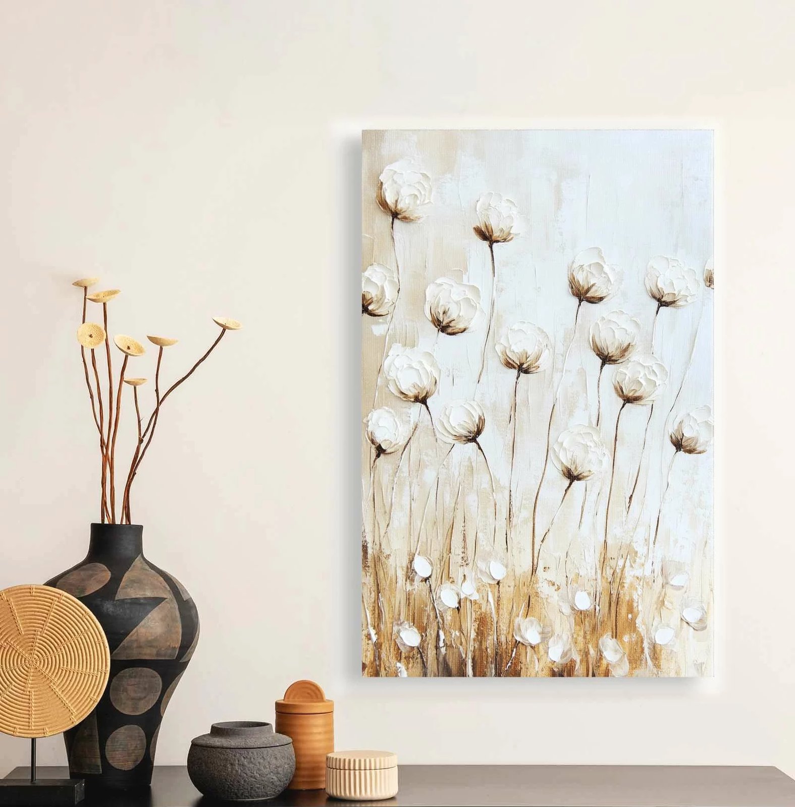 Pikturë dekorative në kanavacë Wallity, YNS-1003, shumëngjyrëshe, 45x70cm