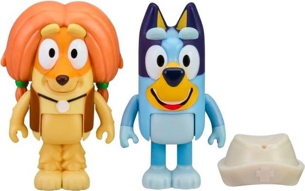 Set figurina Bluey Tm Toys BLU13046, 2 copë, plastikë