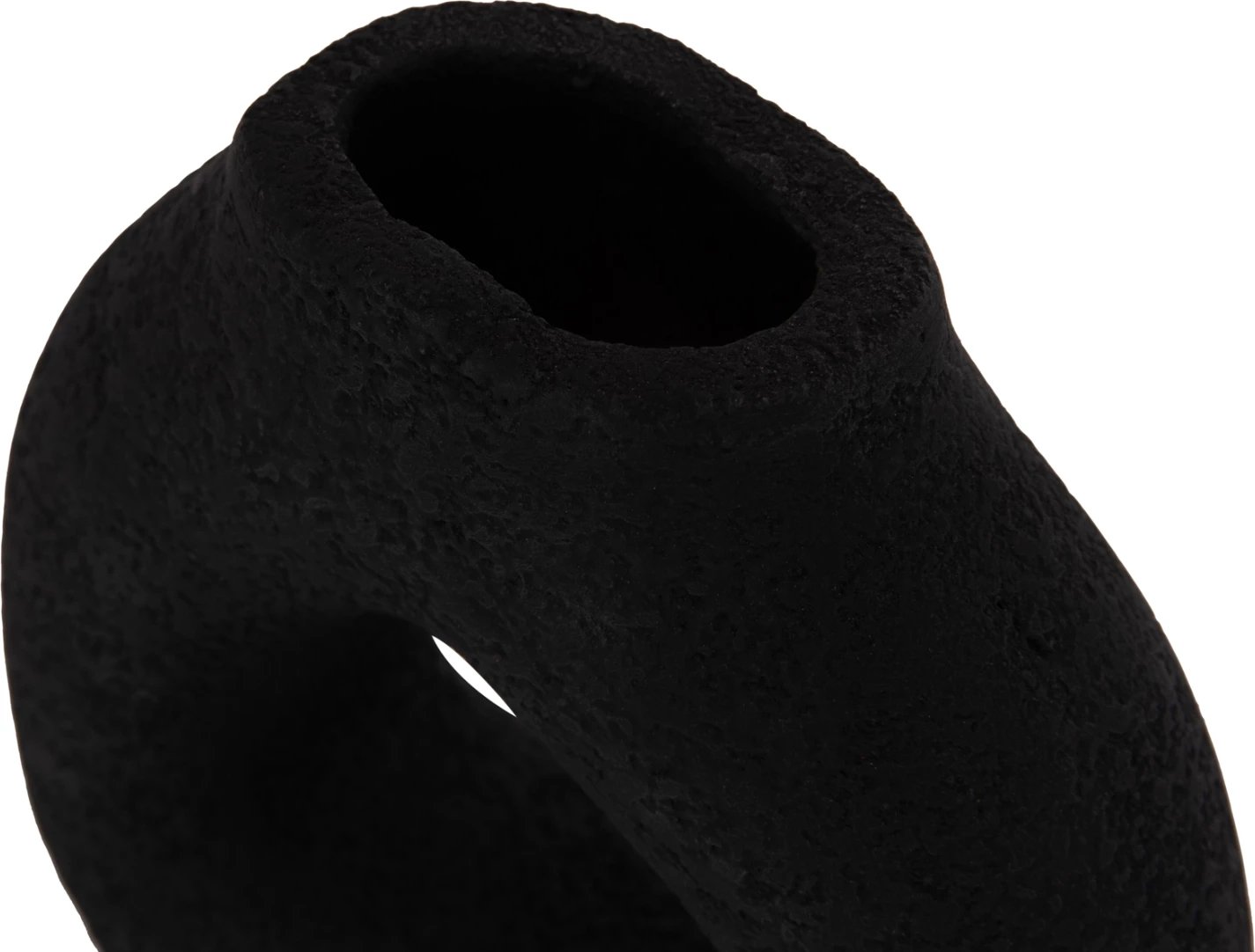Vazo dekorative tavoline DECANT, terrakotë e zezë, FH4667.01S, 17.5x6.5x17cm