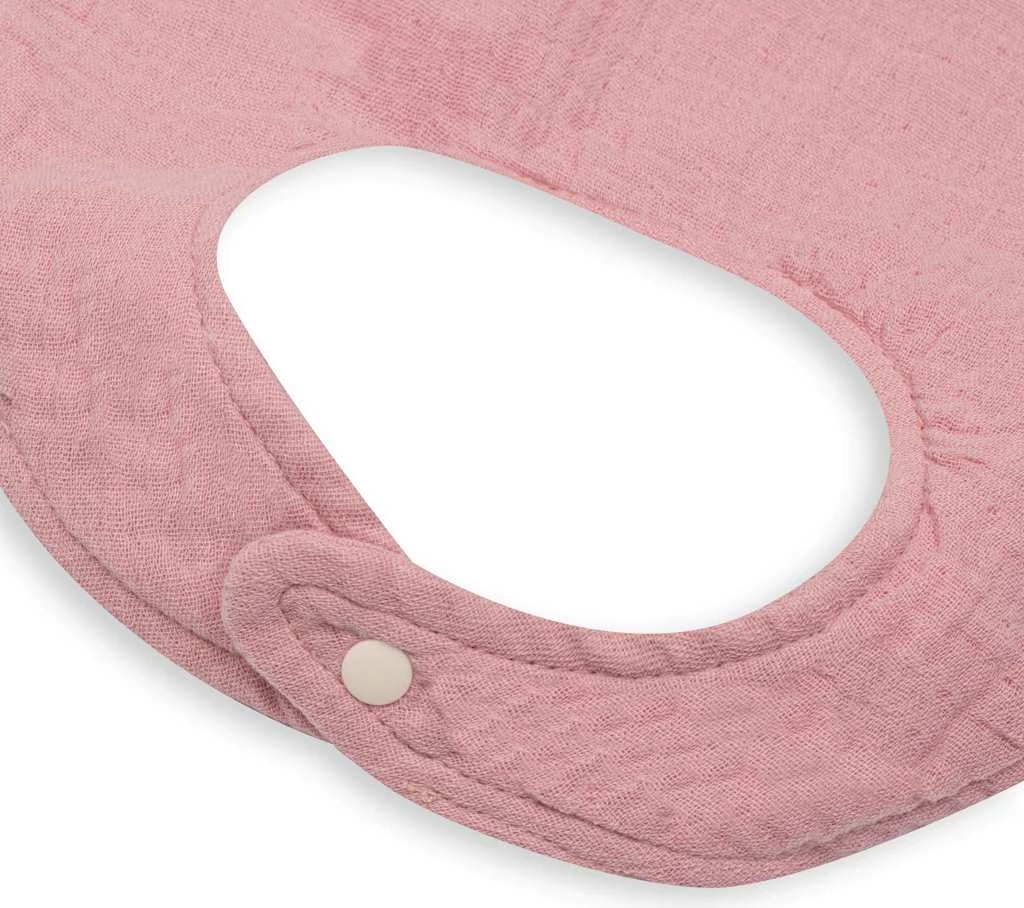 Pështjellak bebe, New Baby, muslin 100% pambuk organik, 22x25 cm, rozë