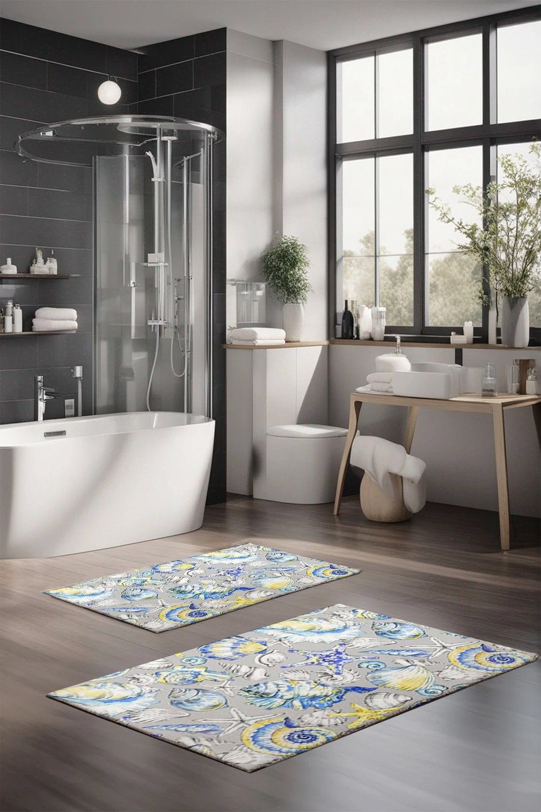 Set dy pjesësh tapeta për banjo, shumëngjyrëshe, Mijolnir, CT-5240