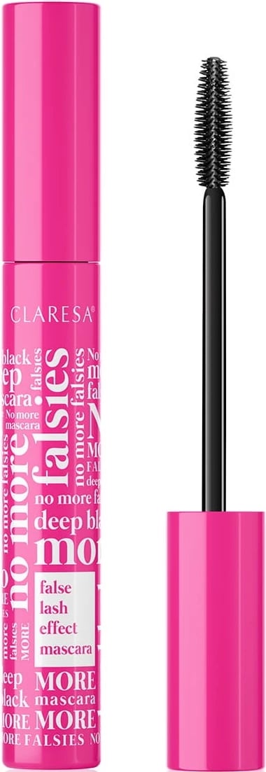 Mascara Claresa No More Falsies Volumizing për femra e zezë 10g
