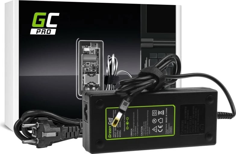 Adapter rryme Green Cell PRO AD68P për Lenovo Y70, 135W, 20V 6.75A, i zi