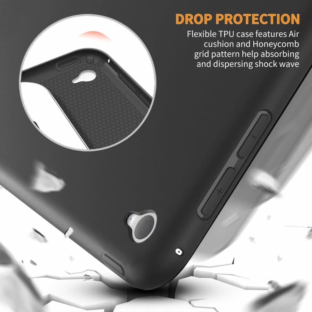 Mbështjellës Tech-Protect SmartCase për iPad Air 9.7" (2014), E zezë