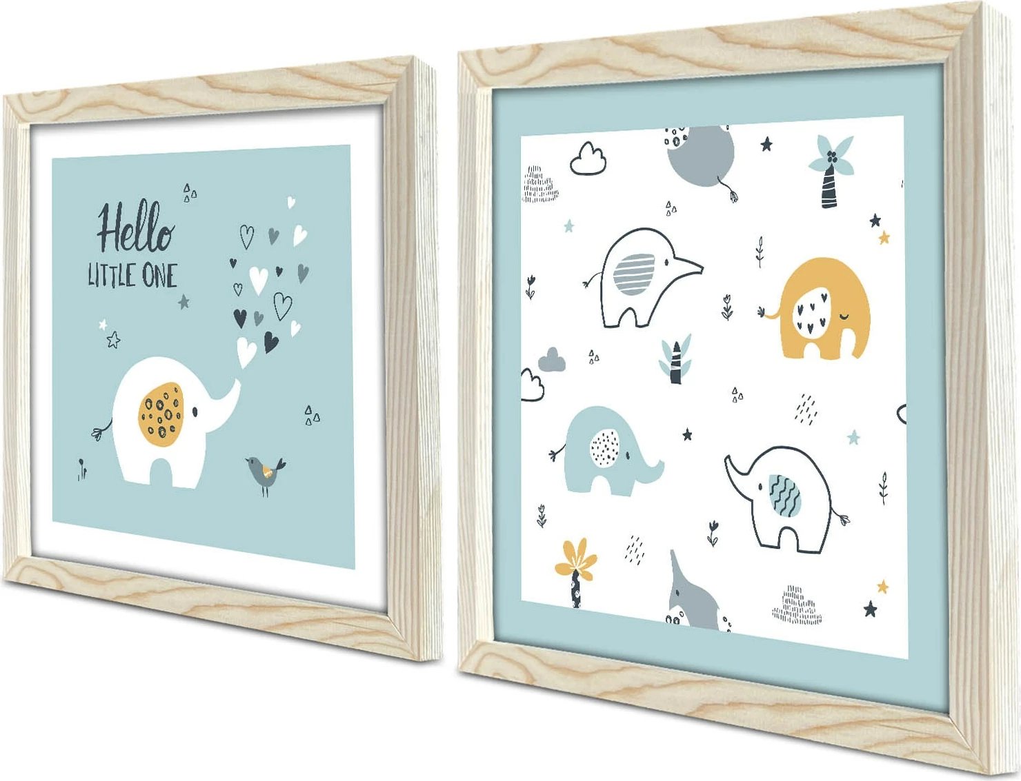 Pikturë dekorative me kornizë MDF (2 copë), Wallity, 2P3333KCT-007