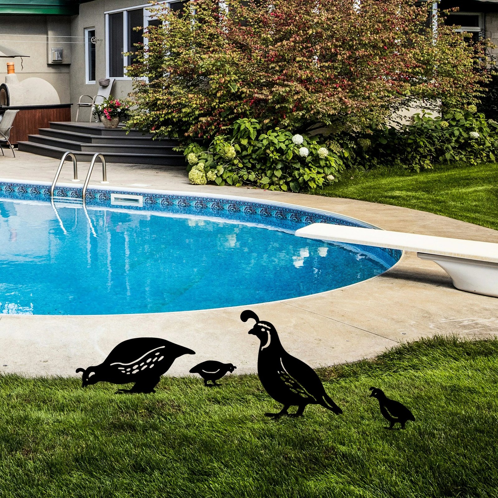 Objekte dekorative për kopsht, dizajn Aberto, Fam 05, set me 4 copë