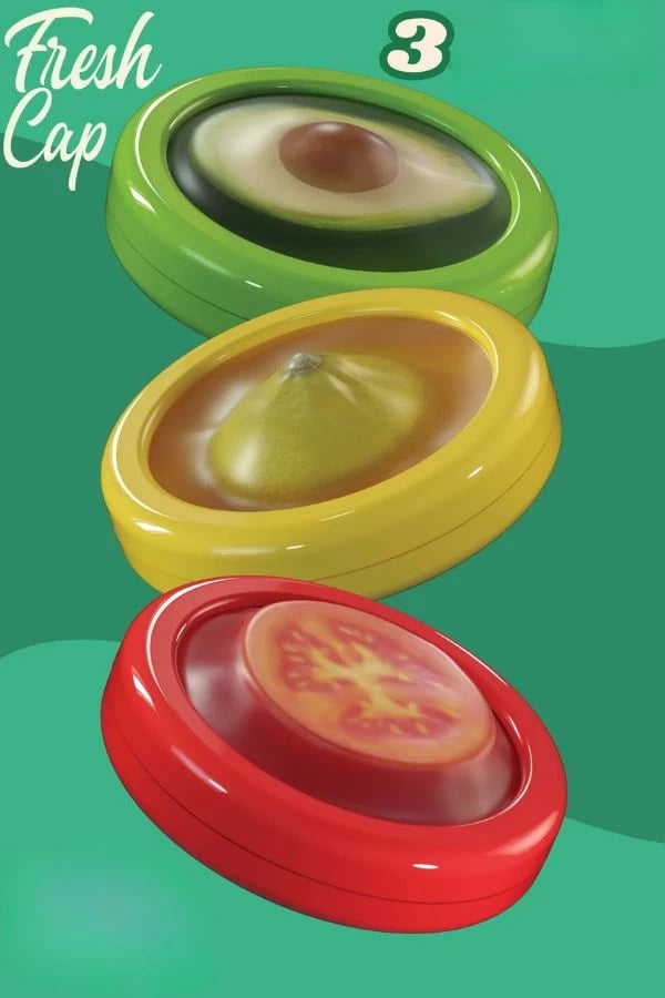 Set kuti plastike për ruajtje (3 copë), Hermia, PZR-057