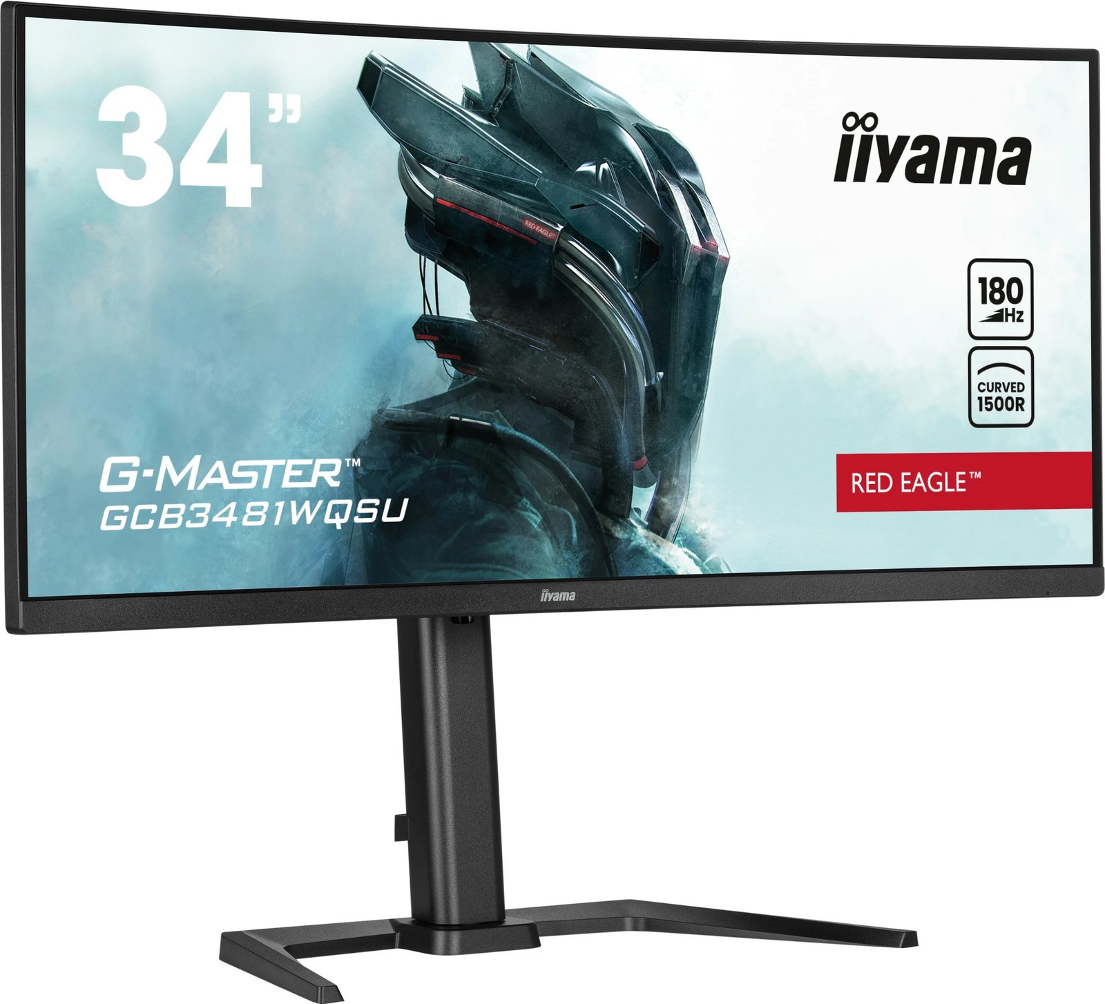 Monitor iiyama G-MASTER GCB3481WQSU-B1, 34", UltraWide Quad HD, i zi