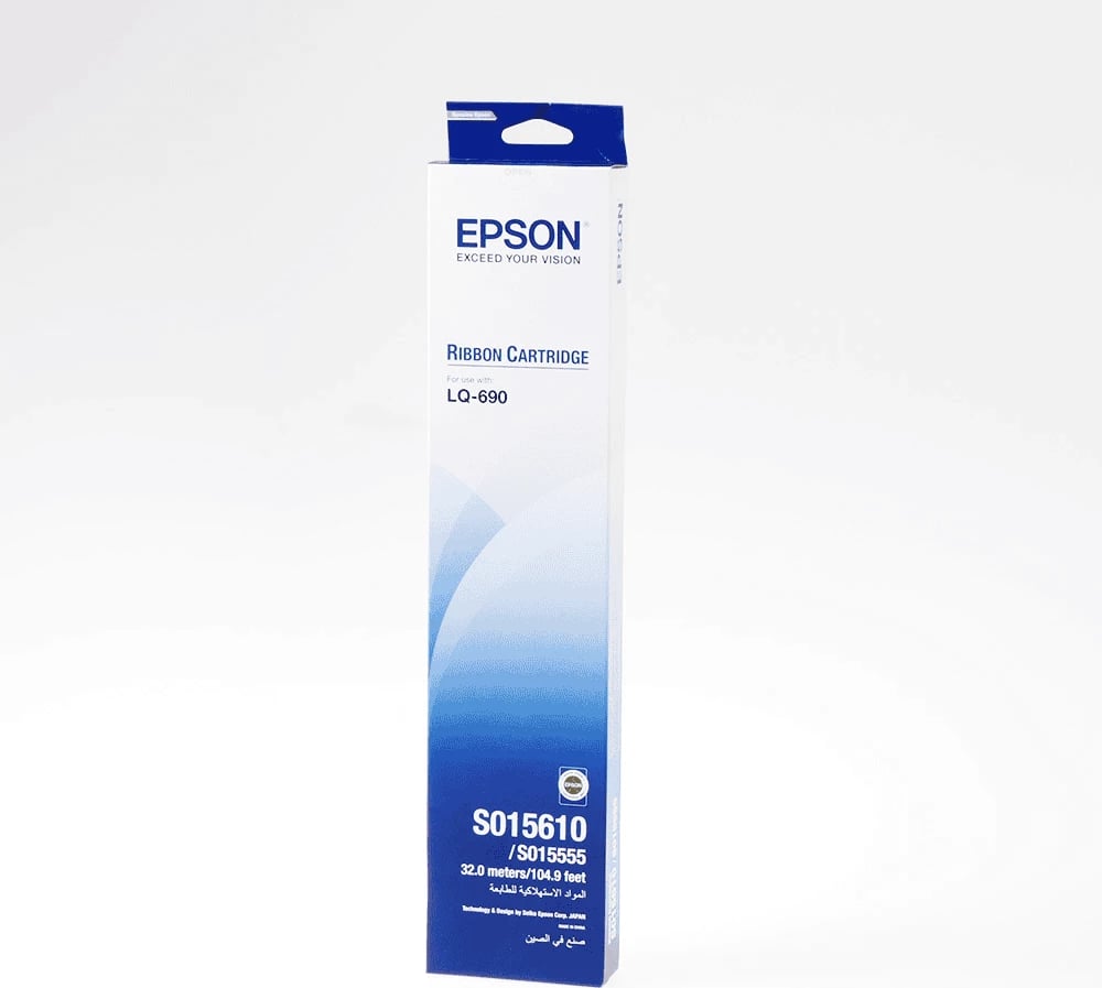 Shirit printeri, Epson, S015610 C13S015610, për LQ-690, i zi