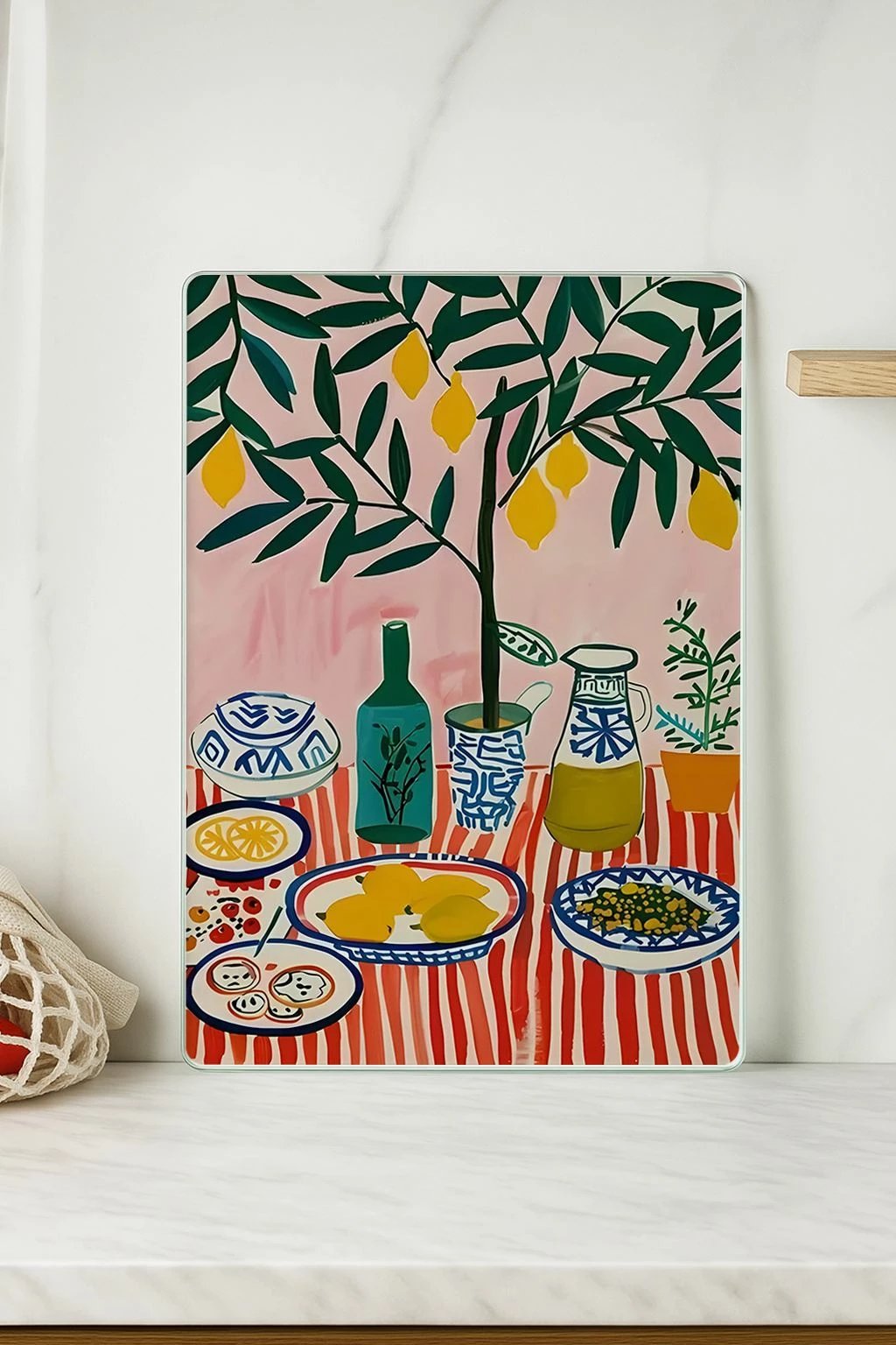 Dërrasë prerëse prej xhami të temperuar, shumëngjyrëshe, Hermia, Kes-00006, 30x40cm Dërrasë prerëse prej xhami të temperuar, shumëngjyrëshe, Hermia, Kes-00006, 30x40cm