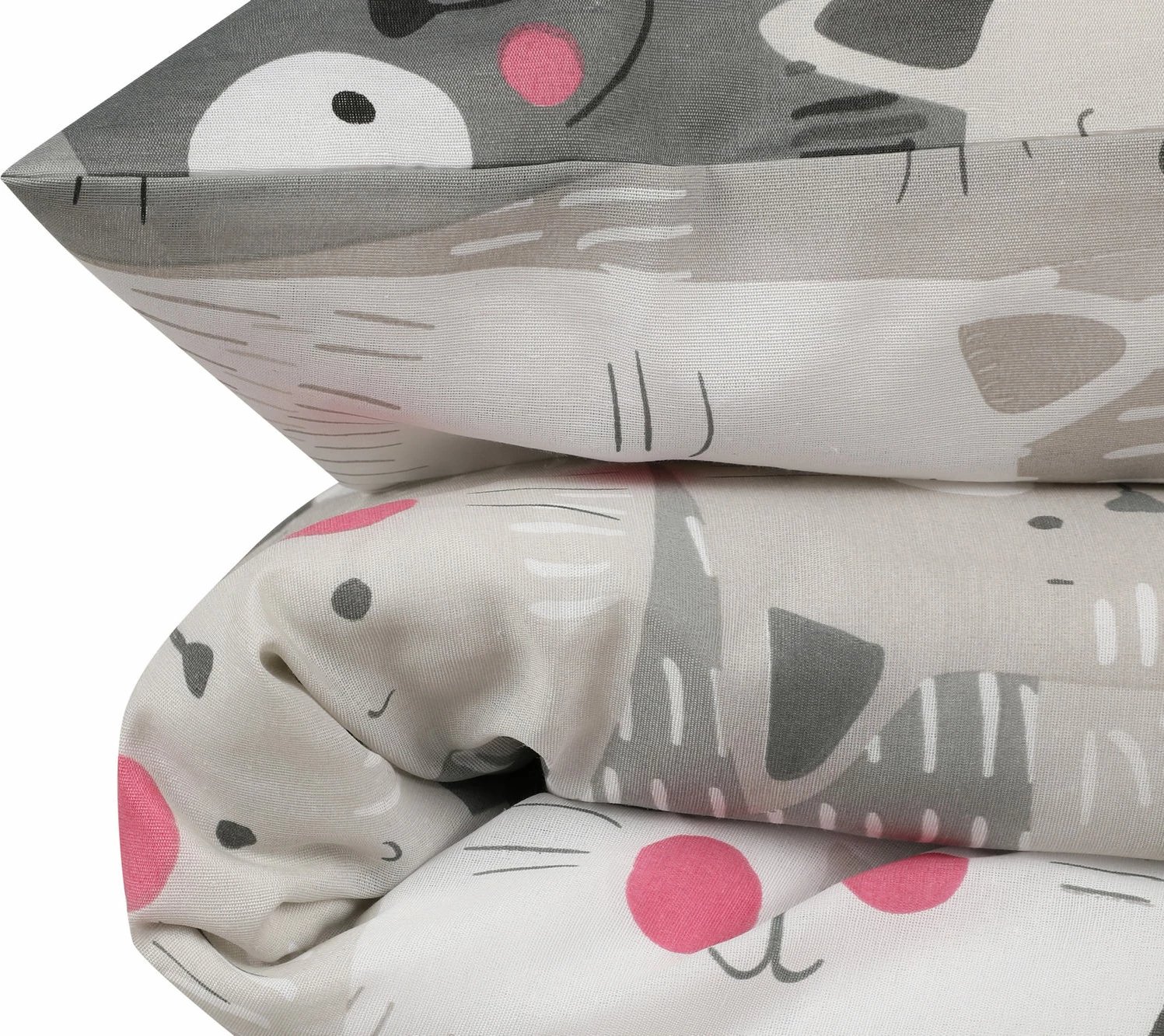 Set mbulesë për jorgan dopio, Duvarda Kediler, ngjyrë e bardhë/gri/zezë Set mbulesë për jorgan dopio, Duvarda Kediler, ngjyrë e bardhë/gri/zezë