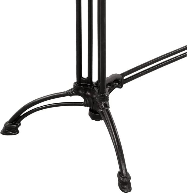 Tavolinë me 2 këmbë, bazë prej gize, FH5612, mermer, 110x70