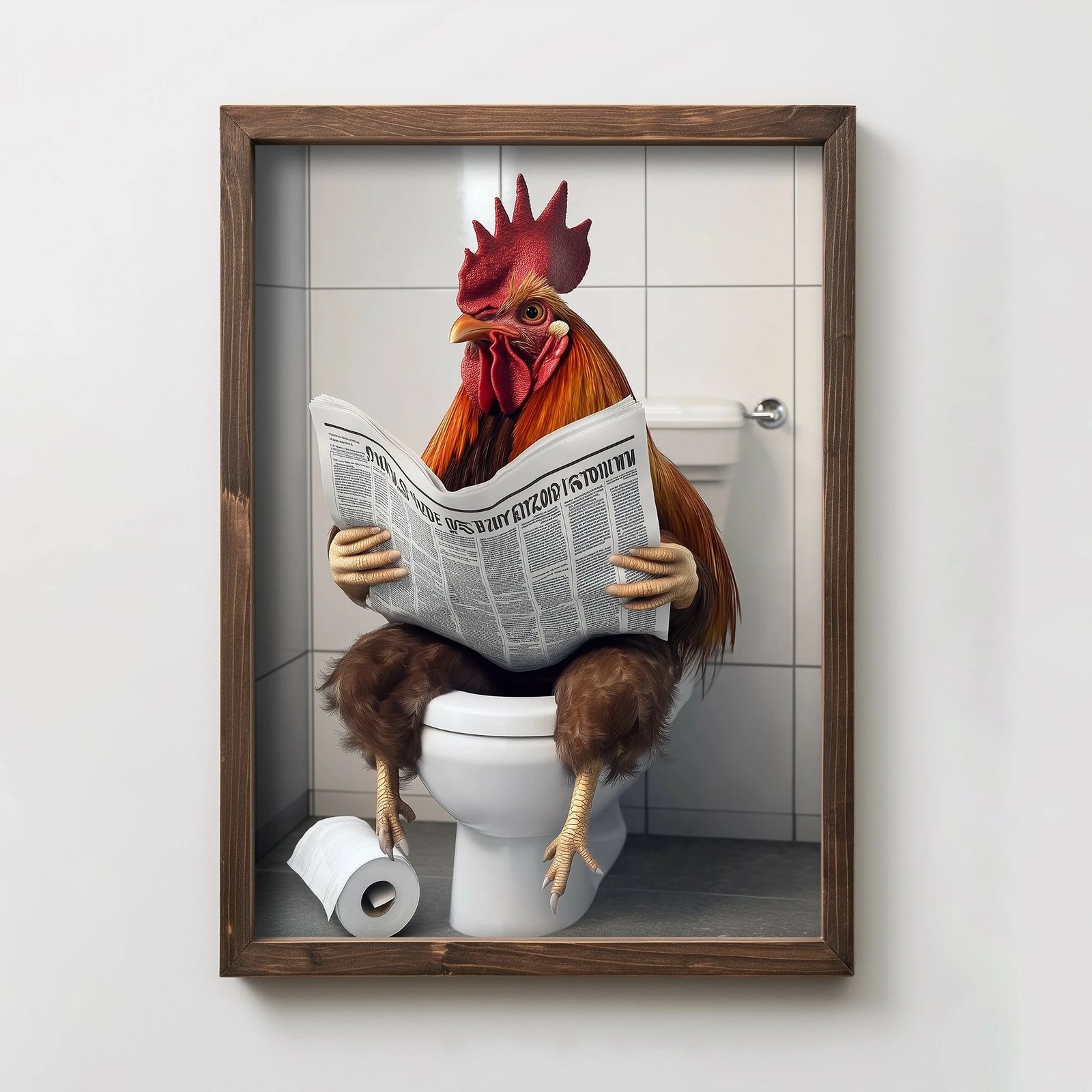 Pikturë dekorative me kornizë MDF, shumëngjyrëshe, Wallity, TUN050-XL