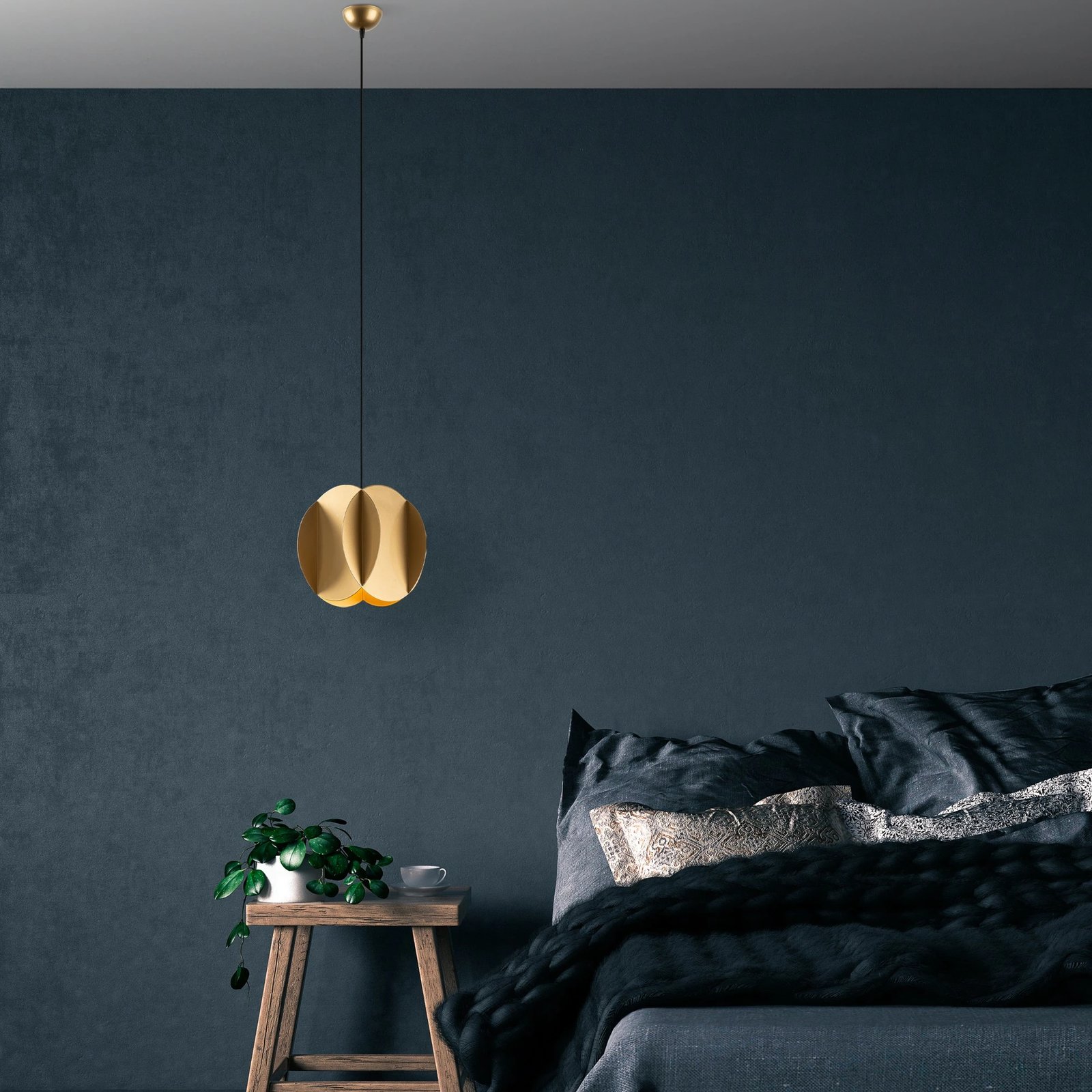 Llambë tavani Opviq, Corner, ngjyrë ari, 13779