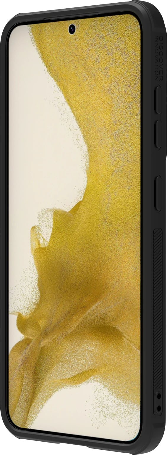 Mbështjellës Nillkin Textured S Case për Samsung Galaxy S23, me kapak kamere, i zi Mbështjellës Nillkin Textured S Case për Samsung Galaxy S23, me kapak kamere, i zi