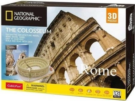 Puzzle 3D Colosseum, CubicFun, 306-20976, 131 pjesë, 3+
